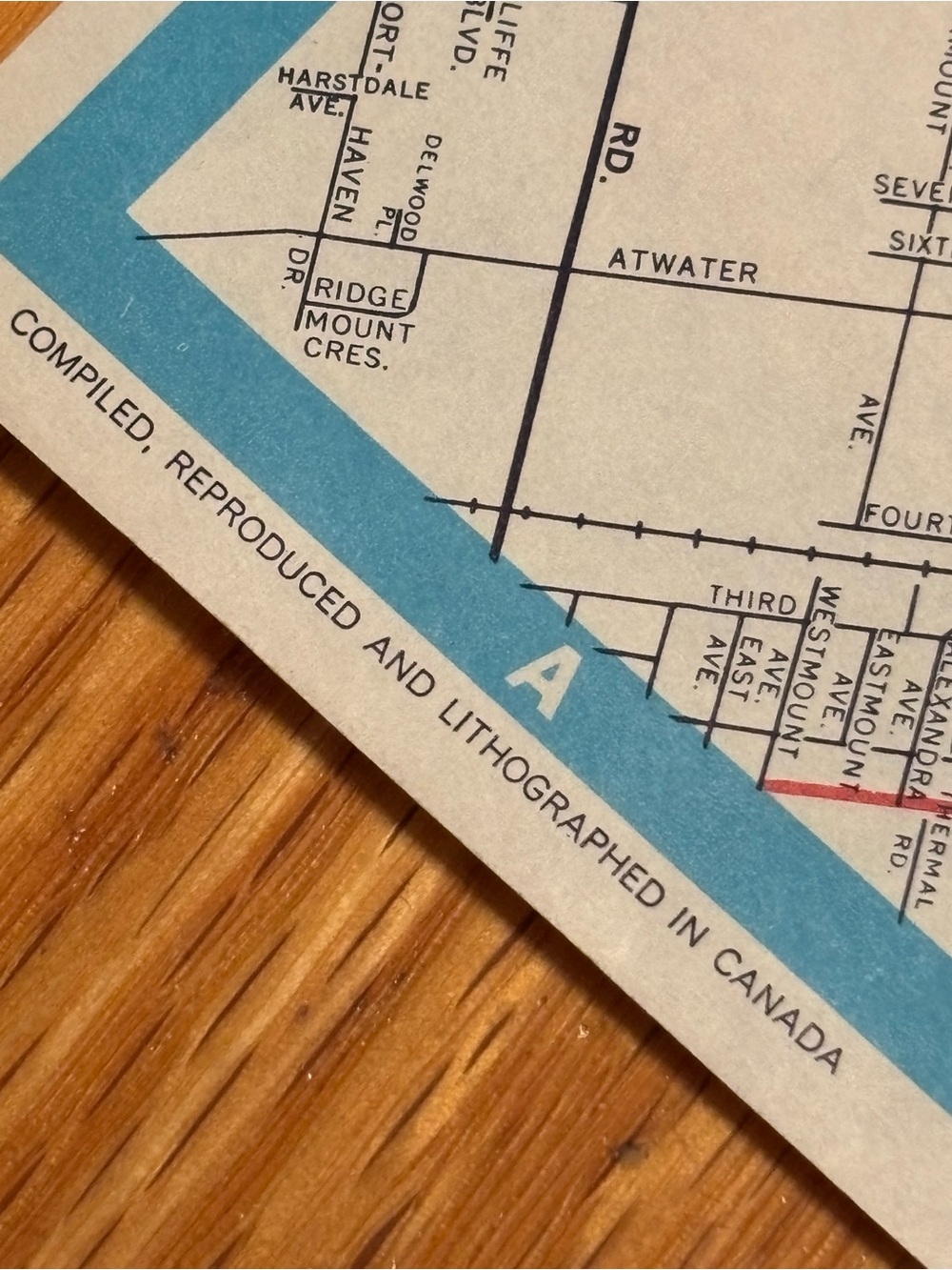 Vintage 1966 District Map of Toronto and Vicinity by Rolph Clark Stone - Picture 11 of 11